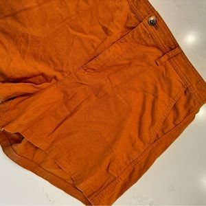 Madewell burnt orange shorts